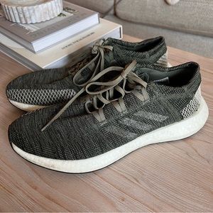 Adidas Boost Running Mens Sneakers Athletic Shoes size 12.5 green